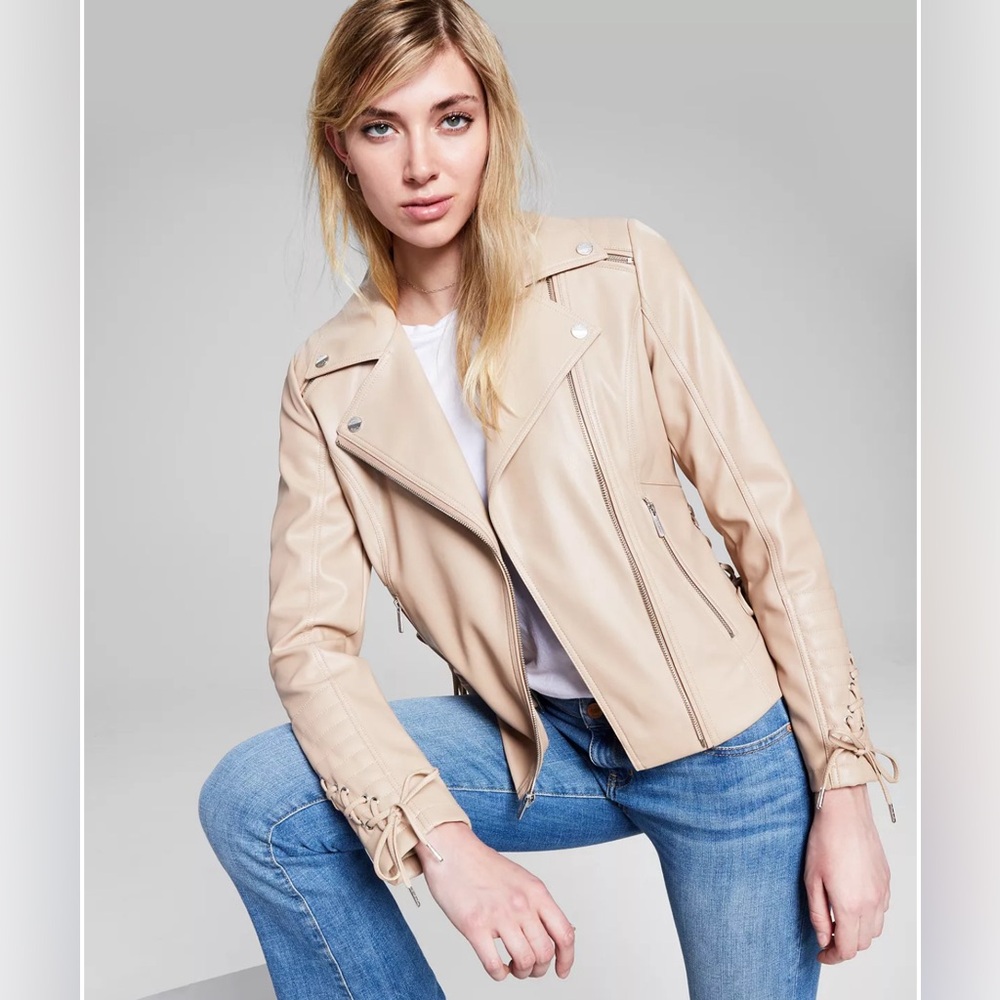 Guest brand, medium, vegan leather cream colored